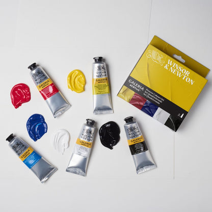 Winsor & Newton : Galeria : Acrylic Paint : 60ml : Process : Set of 5