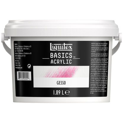 Liquitex : Basics : Acrylic Medium : 1.89l (64oz) : Gesso