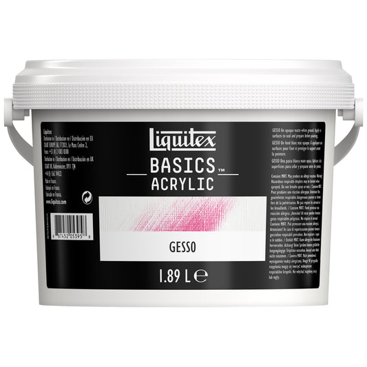 Liquitex : Basics : Acrylic Medium : 1.89l (64oz) : Gesso