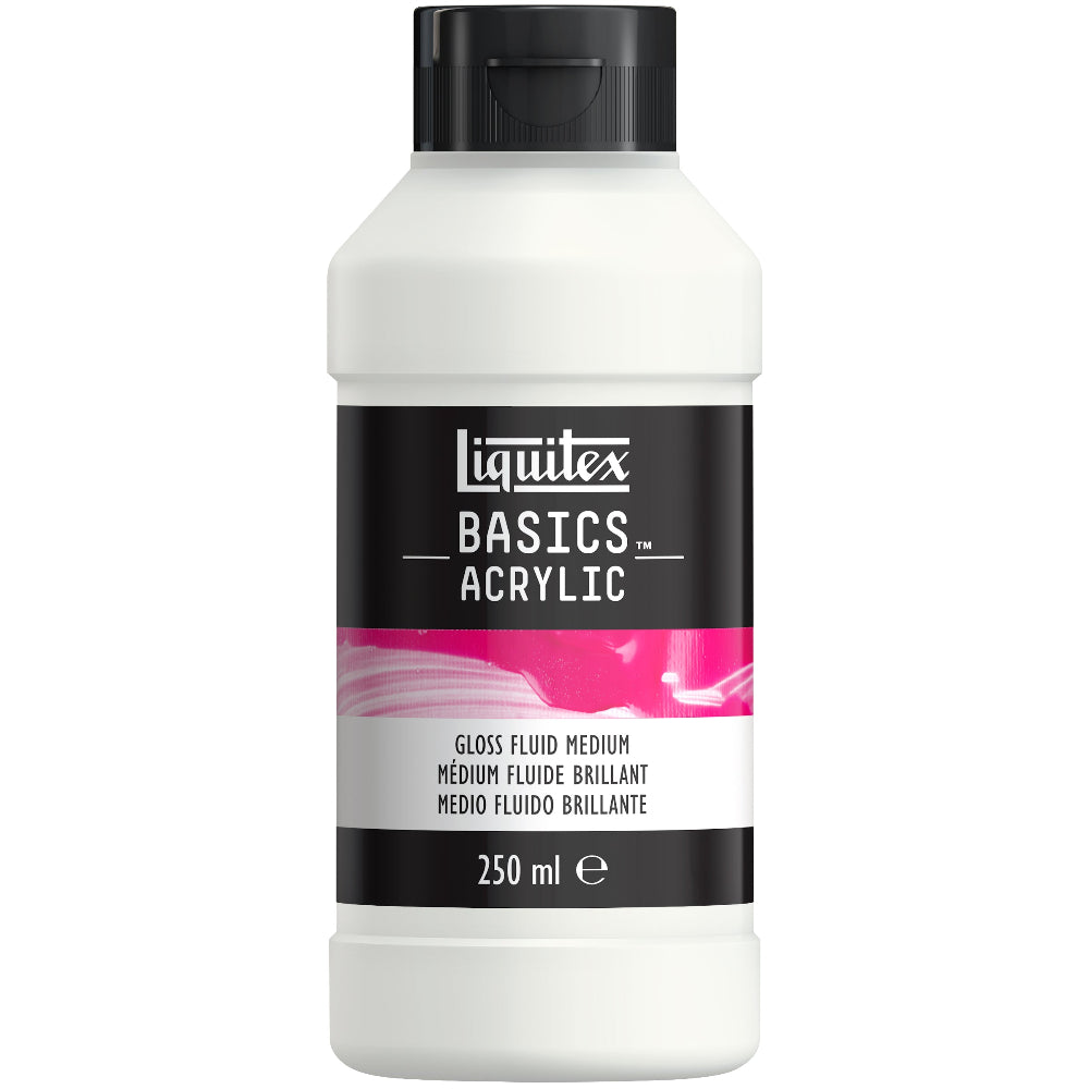 Liquitex : Basics : Acrylic Medium : 250ml : Bottle : Gloss Gel Medium