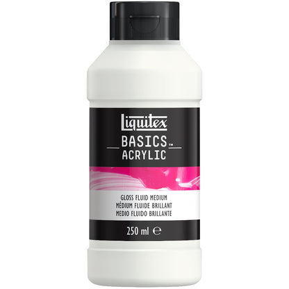 Liquitex : Basics : Acrylic Medium : 250ml : Bottle : Gloss Gel Medium
