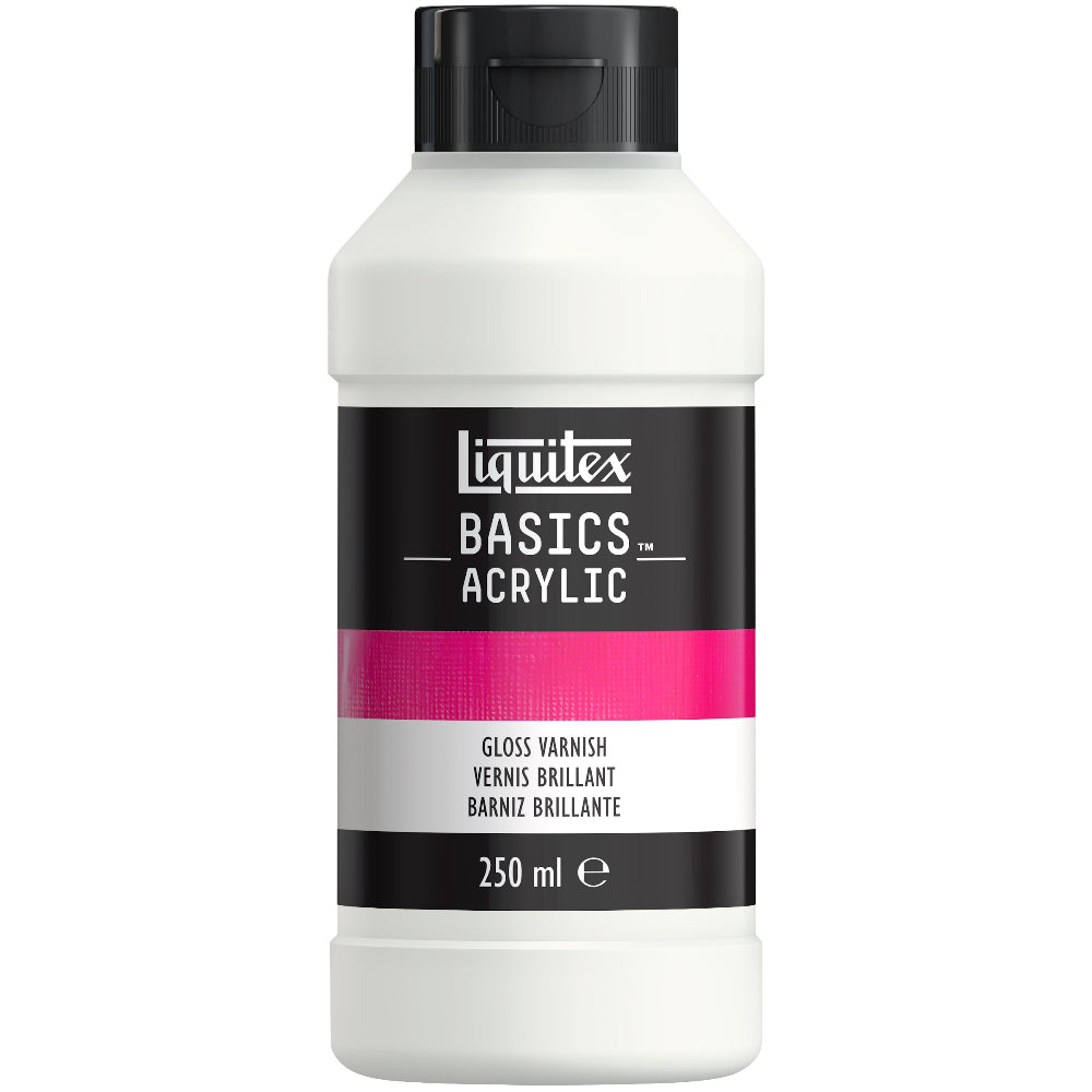 Liquitex : Basics : Acrylic Medium : 250ml : Bottle : Varnish : Gloss