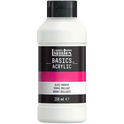 Liquitex : Basics : Acrylic Medium : 250ml : Bottle : Varnish : Gloss