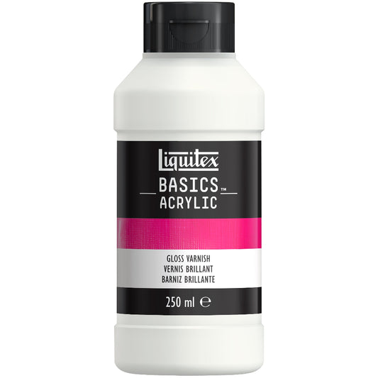 Liquitex : Basics : Acrylic Medium : 250ml : Bottle : Varnish : Gloss