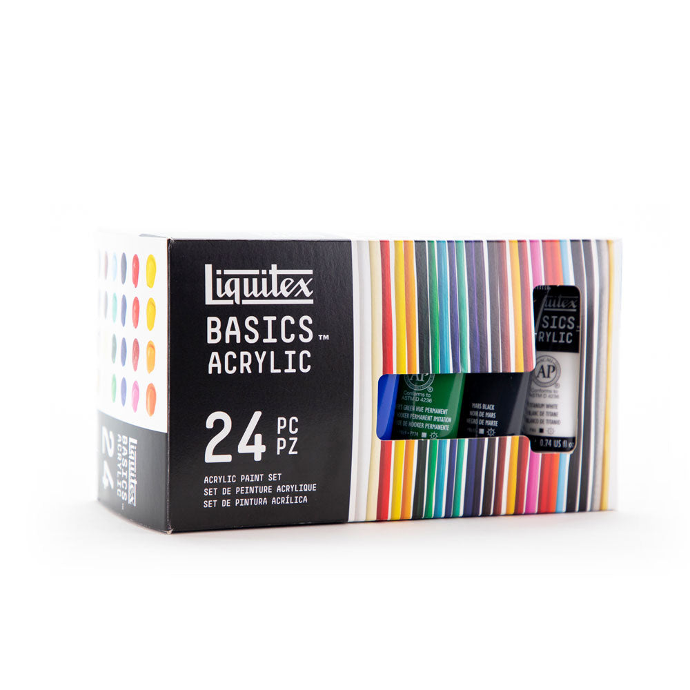 Liquitex : Basics : Acrylic Paint : 22ml : Set of 24