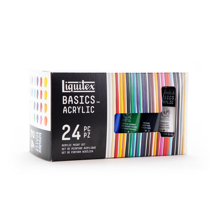 Liquitex : Basics : Acrylic Paint : 22ml : Set of 24