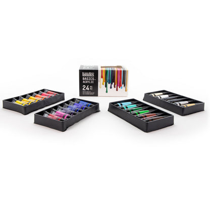 Liquitex : Basics : Acrylic Paint : 22ml : Set of 24