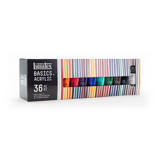 Liquitex : Basics : Acrylic Paint : 22ml : Set of 36