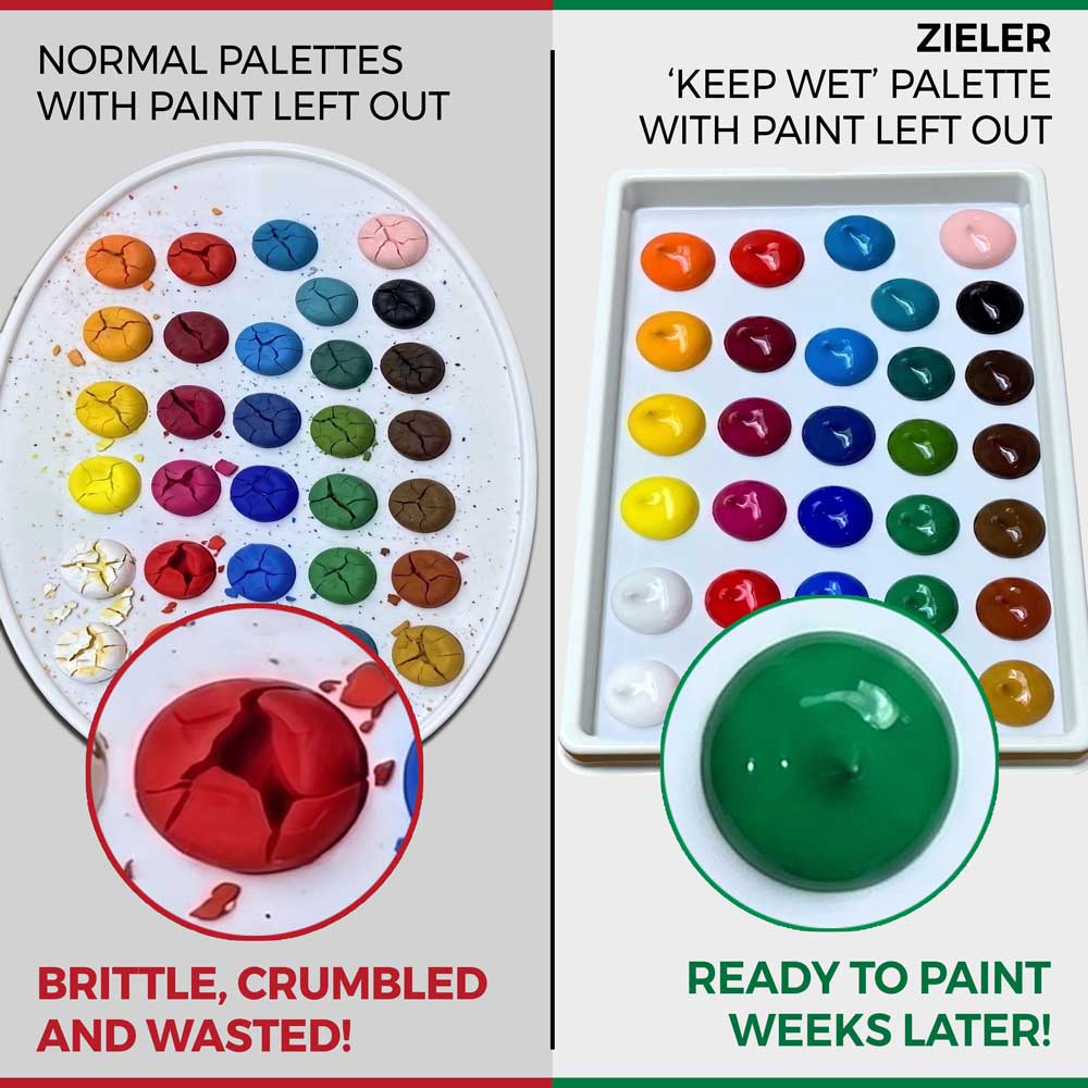 Zieler : Acrylic : Stay Wet Palette
