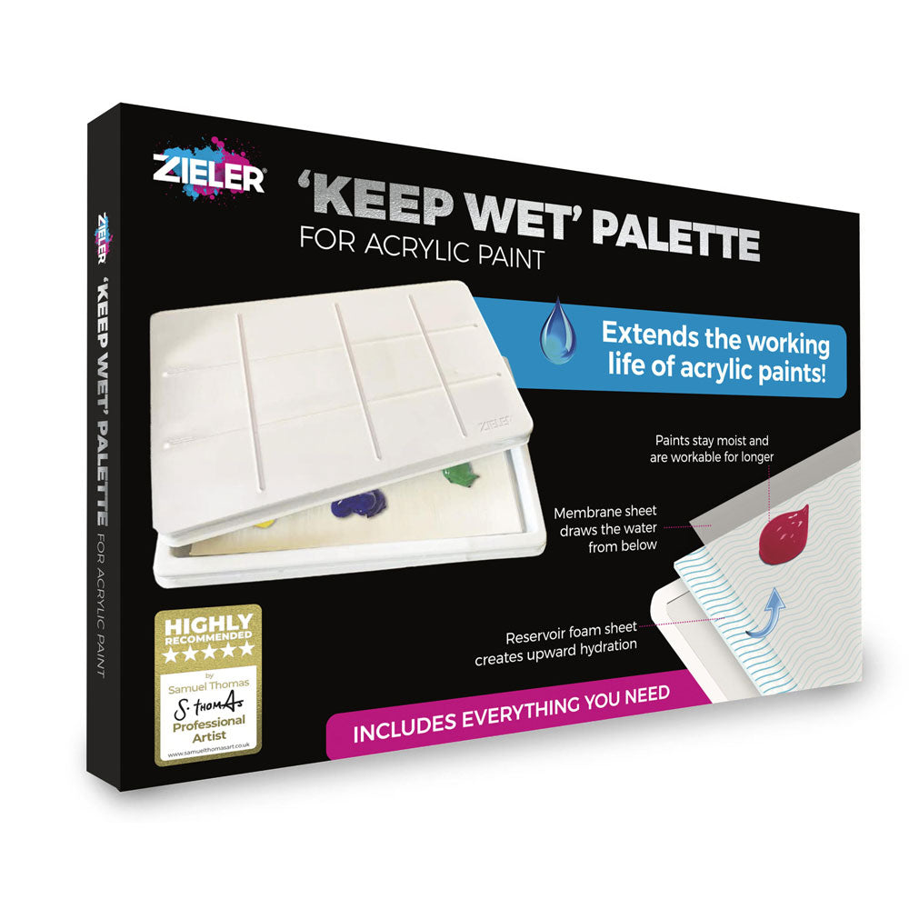 Zieler : Acrylic : Stay Wet Palette