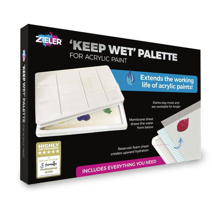 Zieler : Acrylic : Stay Wet Palette