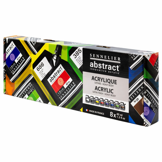 Sennelier Abstract Acrylics - Set of 8 x 40ml
