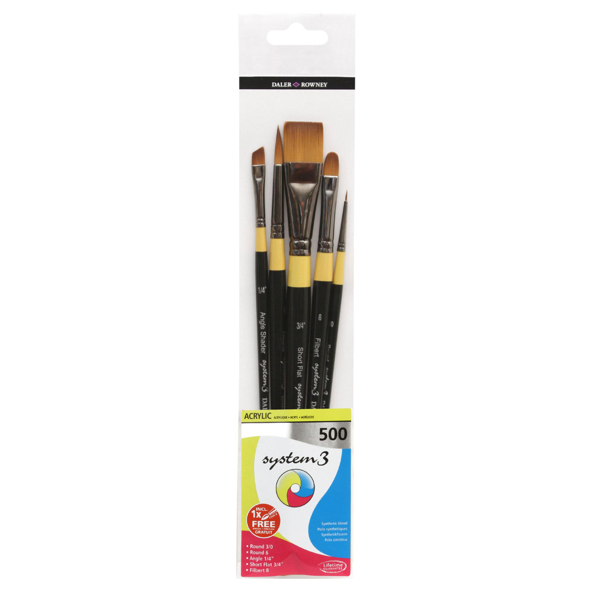 System3 Acrylic Brush Wallet 500