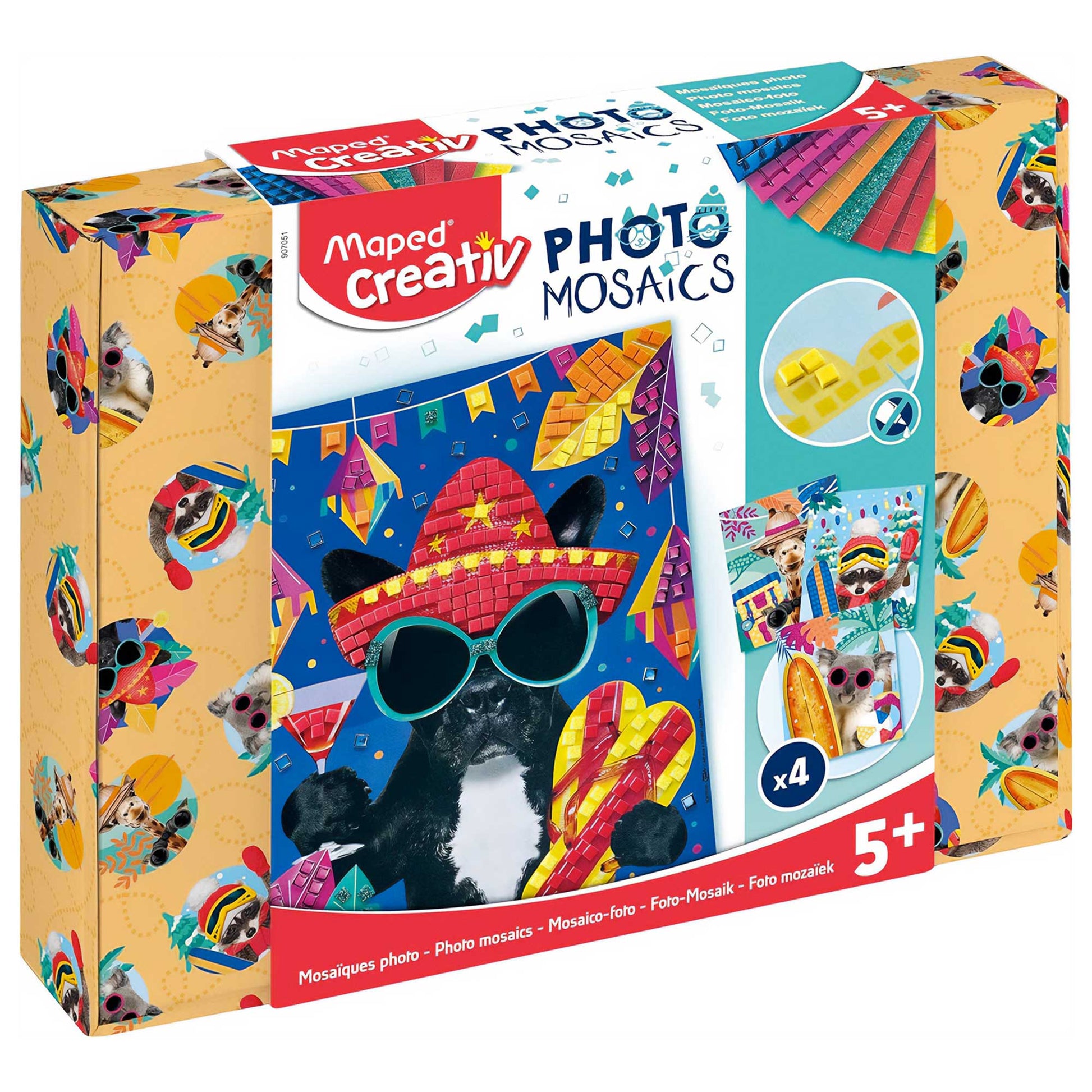 Maped Creativ Photo Mosaics Kit - Adventure Animals