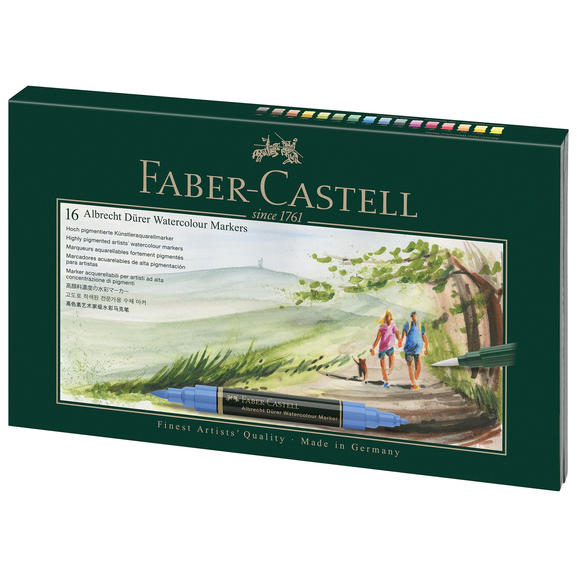 Faber-Castell 16 Albrecht Durer Watercolour Markers - Box