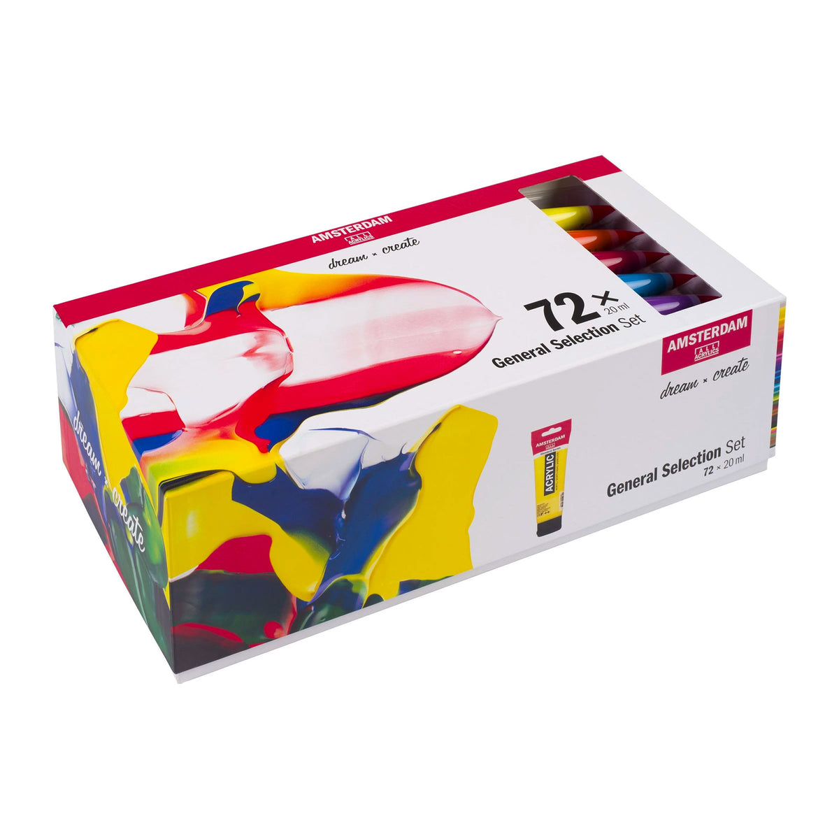 Amsterdam Acrylic Paint - Set of 72 x 20ml