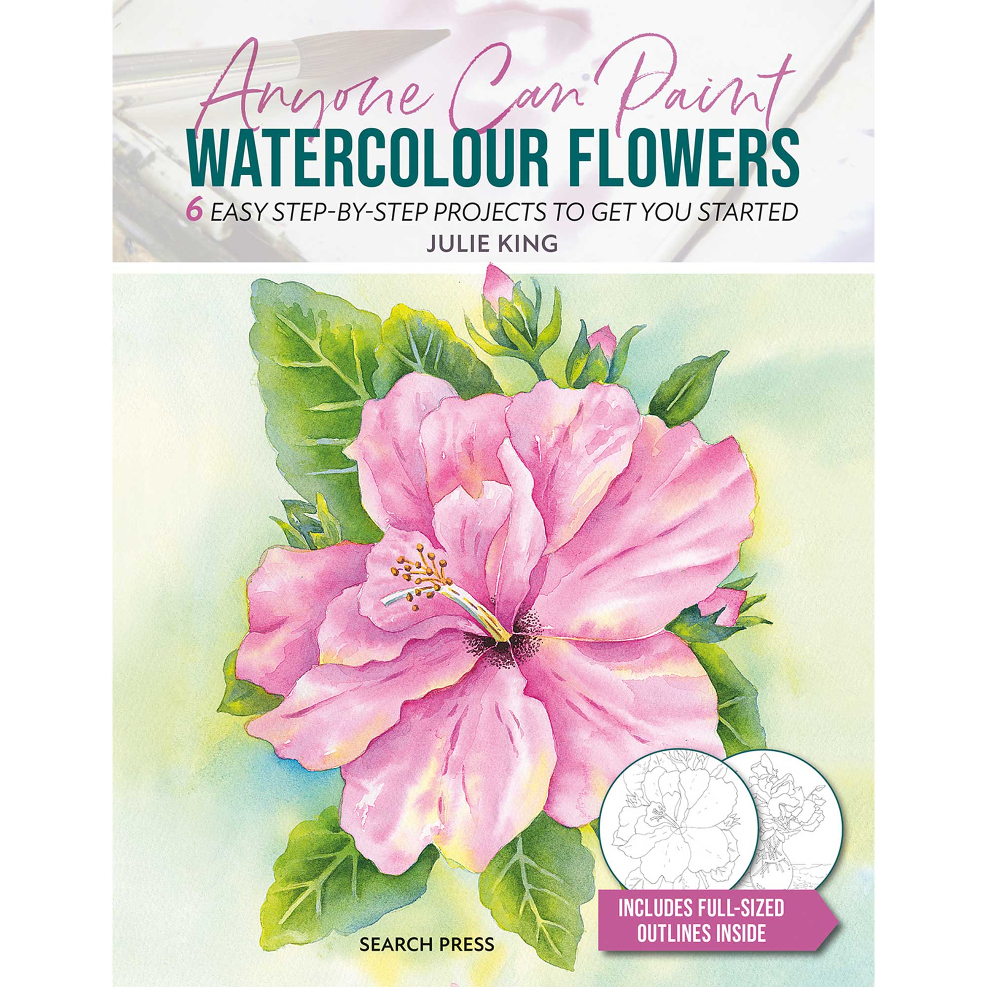 Anyone Can Paint: Watercolour Flowers - Covers