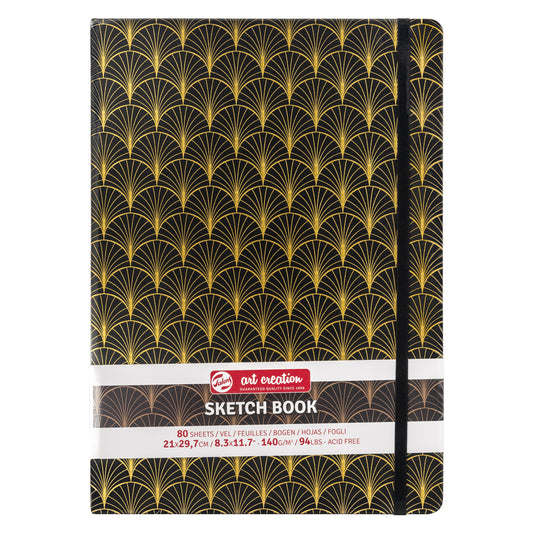 Talens Art Creation Sketch Books - 80 Pages - 140gsm (90Ibs) - Art Deco