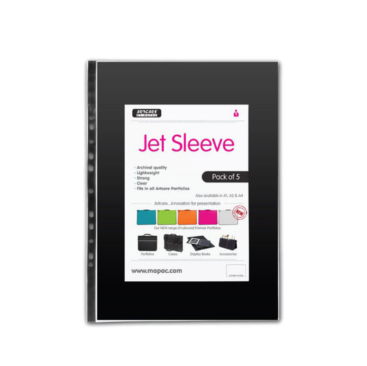 Artcare by Mapac Jet Sleeves - Pack of 5