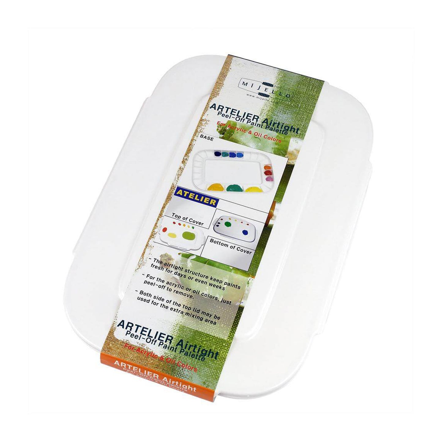 Artelier Airtight Acrylic & Oil Palette in packaging