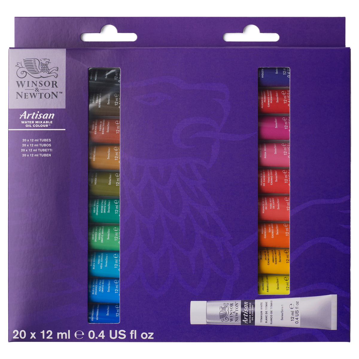 Winsor &amp; Newton Artisan Water Mixable Oil Colours - Set of 20 x 12ml