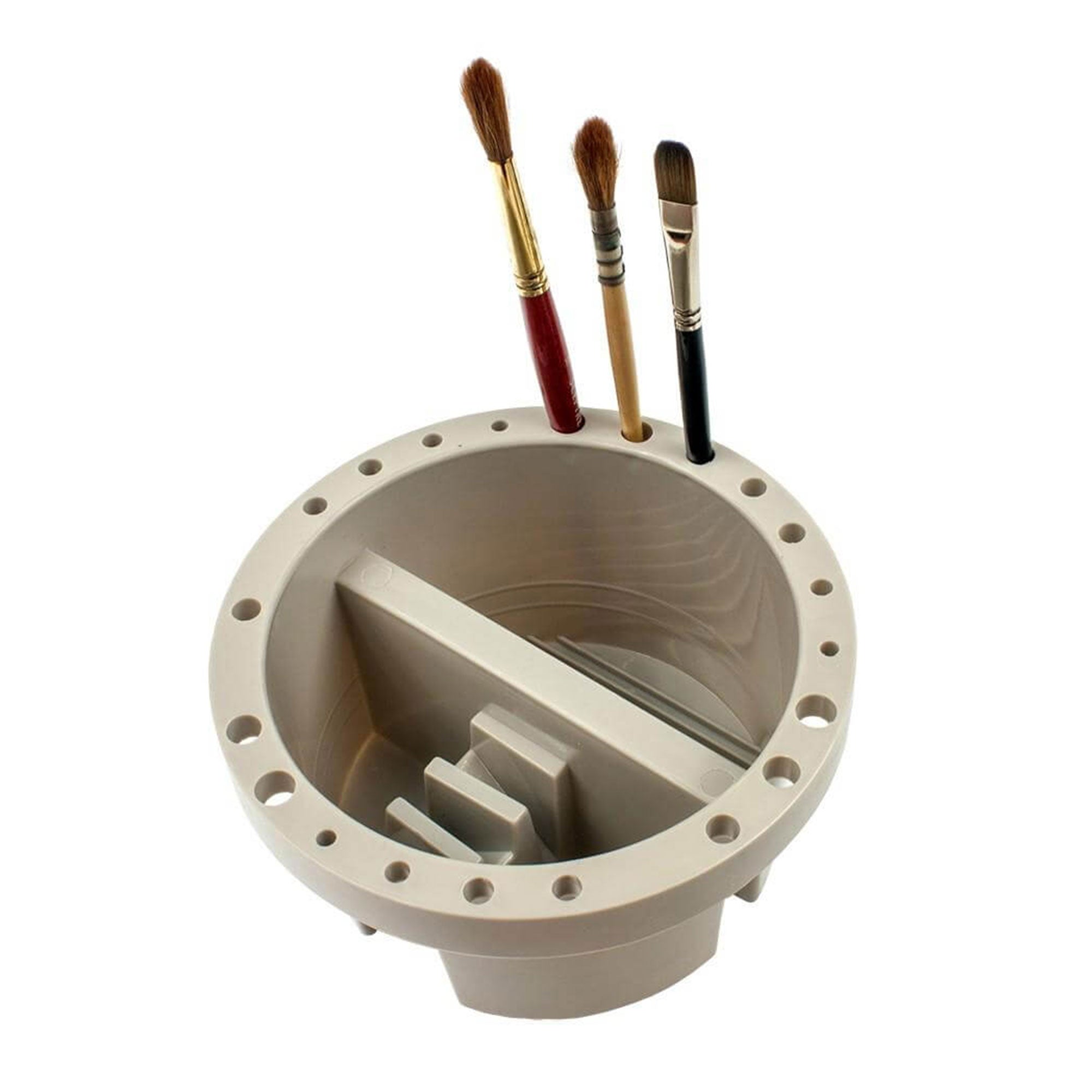 Jakar Artists’ Brush Tub with example brushes (not included)