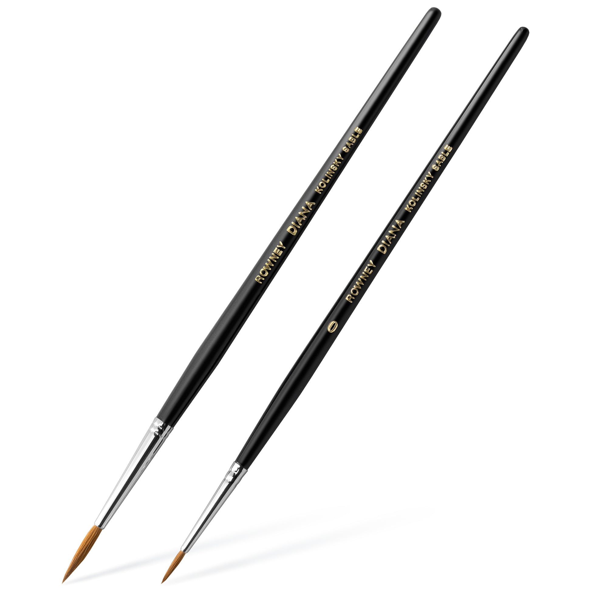 Closeup of the brushes included in the set