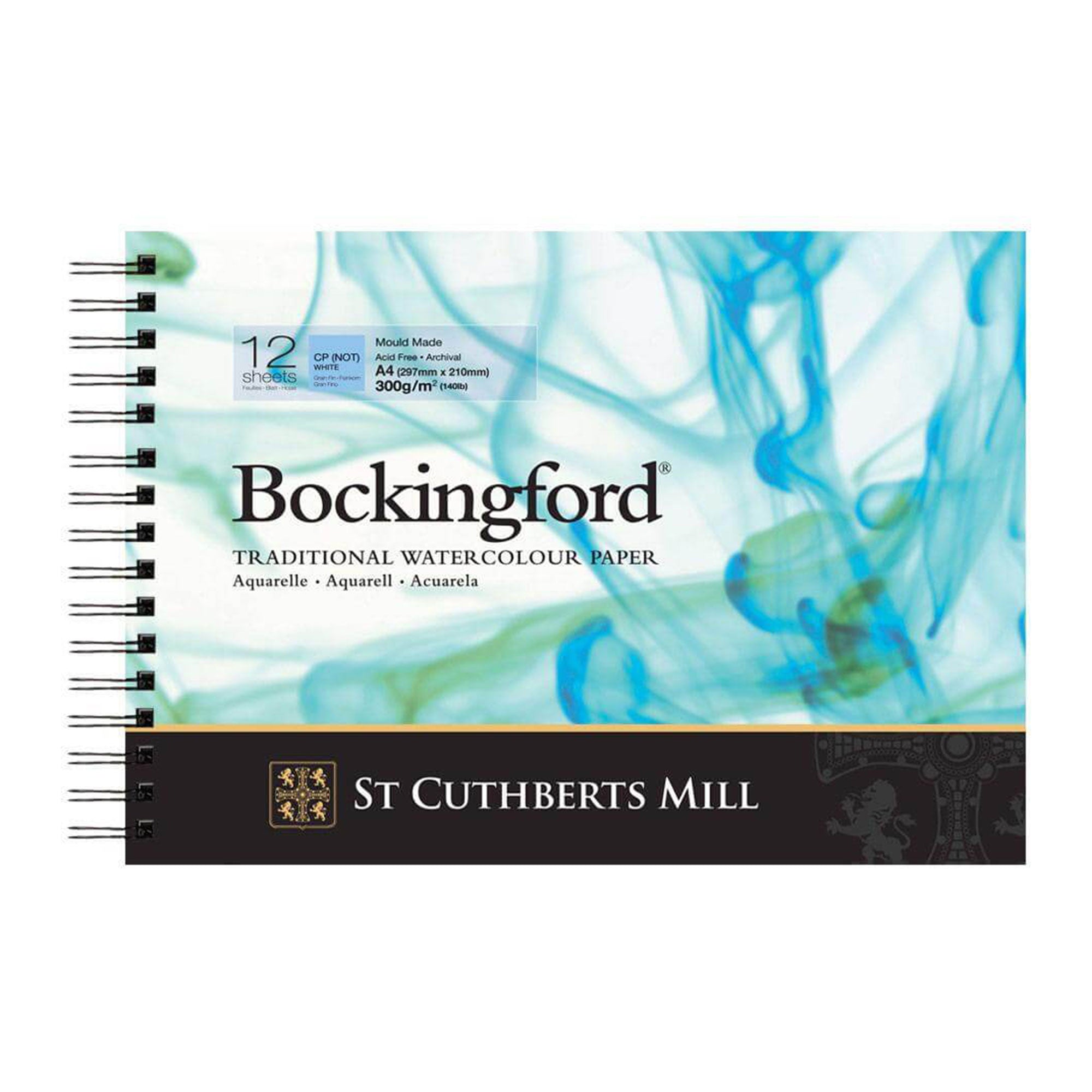 Bockingford Watercolour Colour Spiral Pads - Cold Pressed (NOT) A4