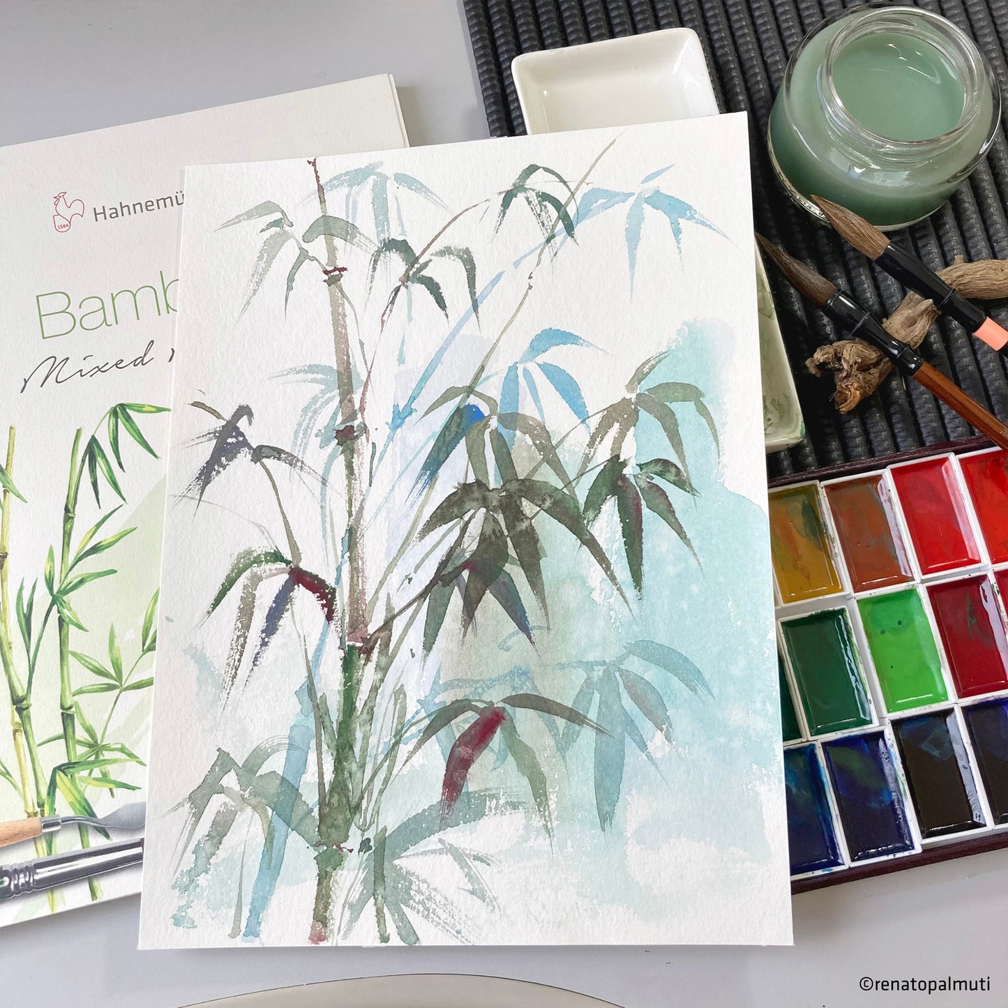 Hahnemühle Bamboo Mixed Media Paper Pads - Sample Illustration