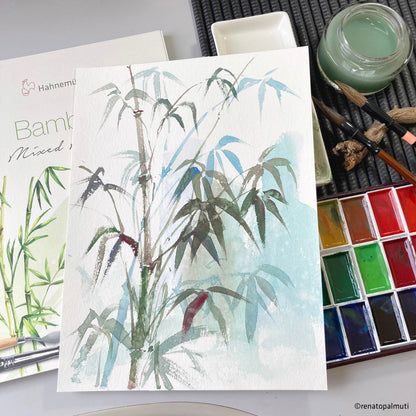 Hahnemühle Bamboo Mixed Media Paper Pads - Sample Illustration