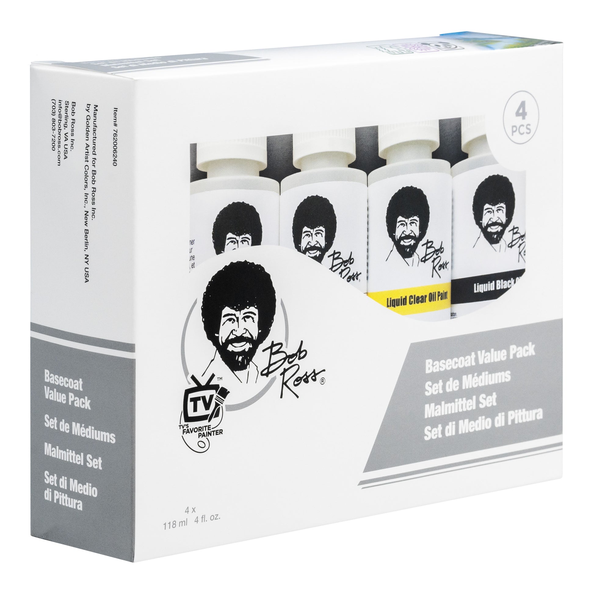 Bob Ross Basecoat Value Pack - 4 x 118ml
