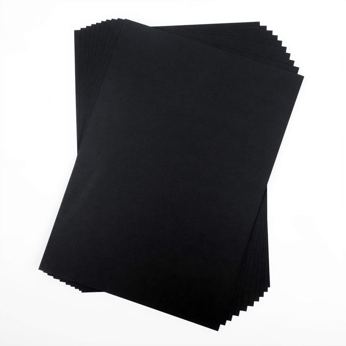 Seawhite Recycled Black Card 300gsm - 50 Sheet Packs
