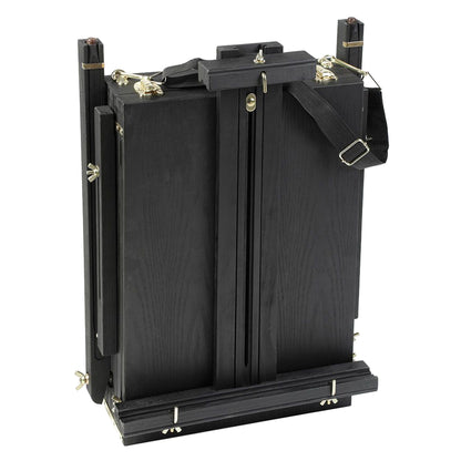 Elegant Jullian Black Spirit French Easel, portable with carrying bag