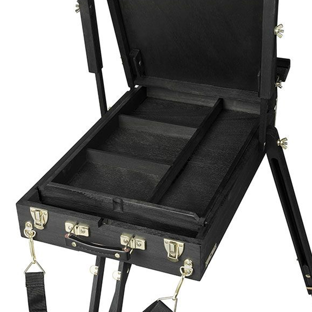 Jullian Black Spirit French Easel with Carrying Bag