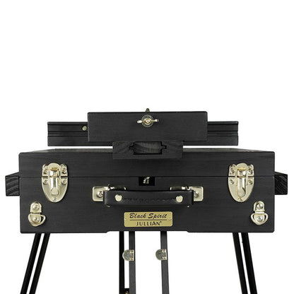 Sleek design Jullian French Easel in black, includes stylish carrying bag