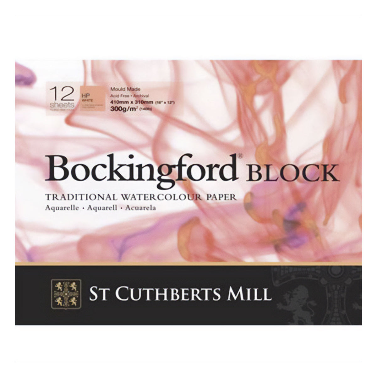 Watercolour Blocks 140lbs 300gsm Hot Pressed 12 Sheets
