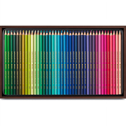 Caran d'Ache 80 Supracolor Pencils Wood Box Tray 2