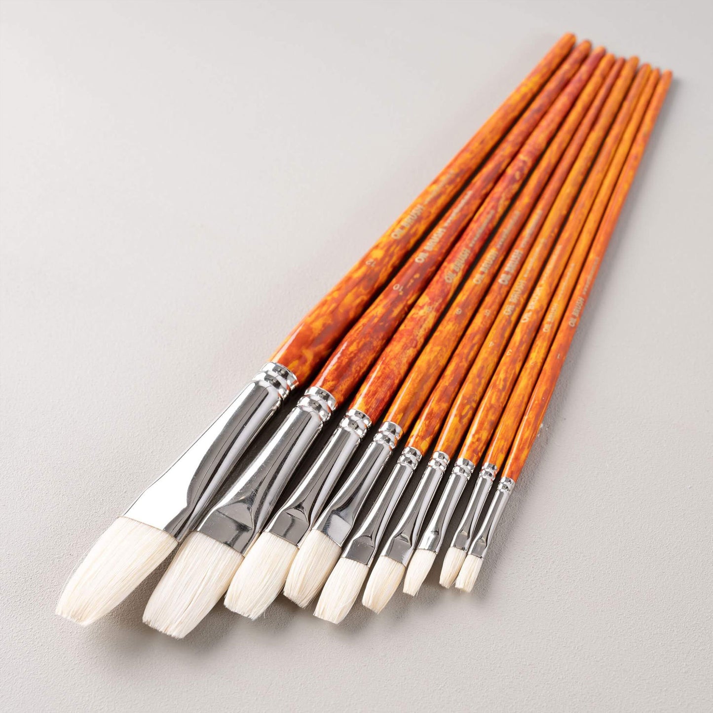 ARTdiscount Bristle Brushes - Long Flat