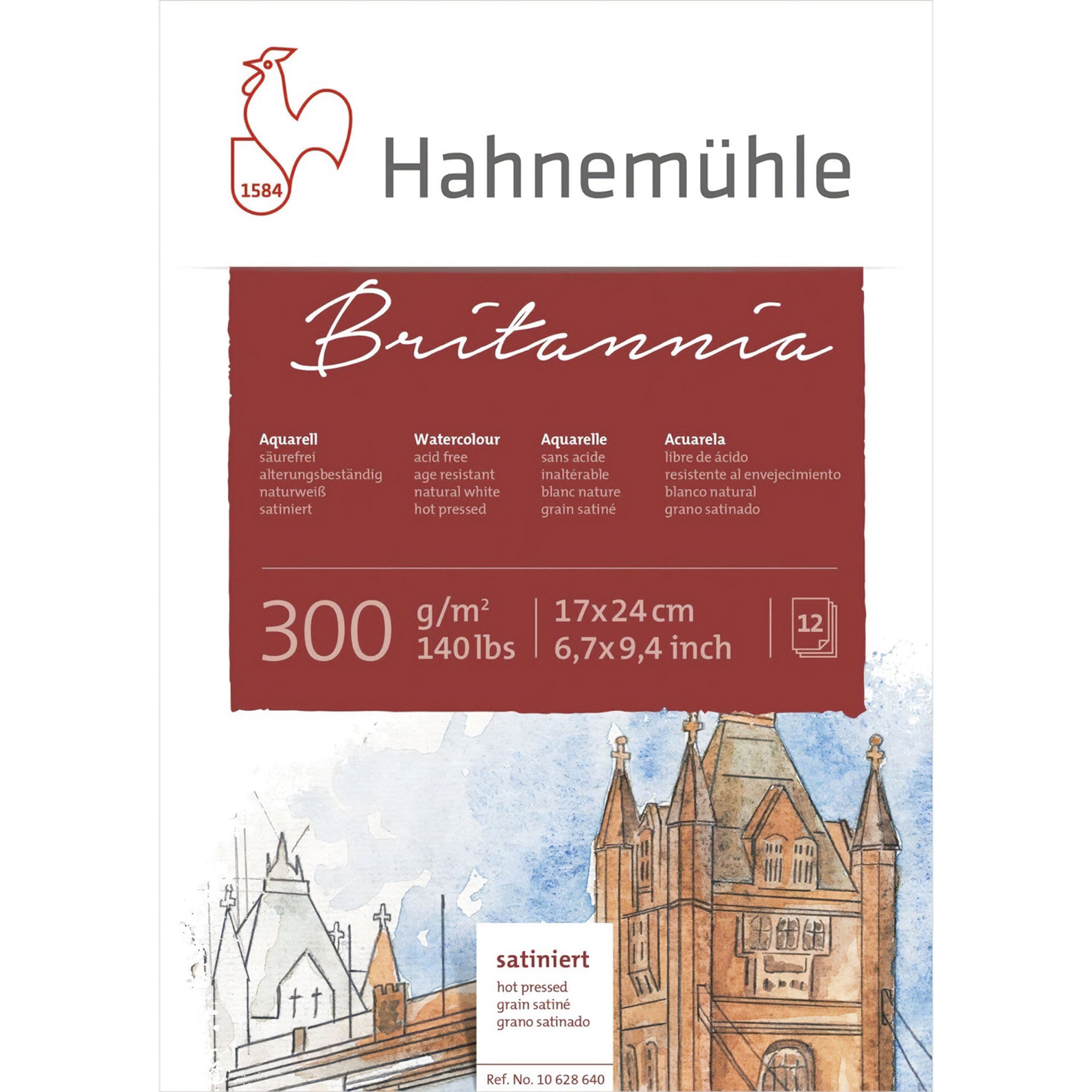Hahnemühle Britannia Pads - 300gsm - Hot Pressed