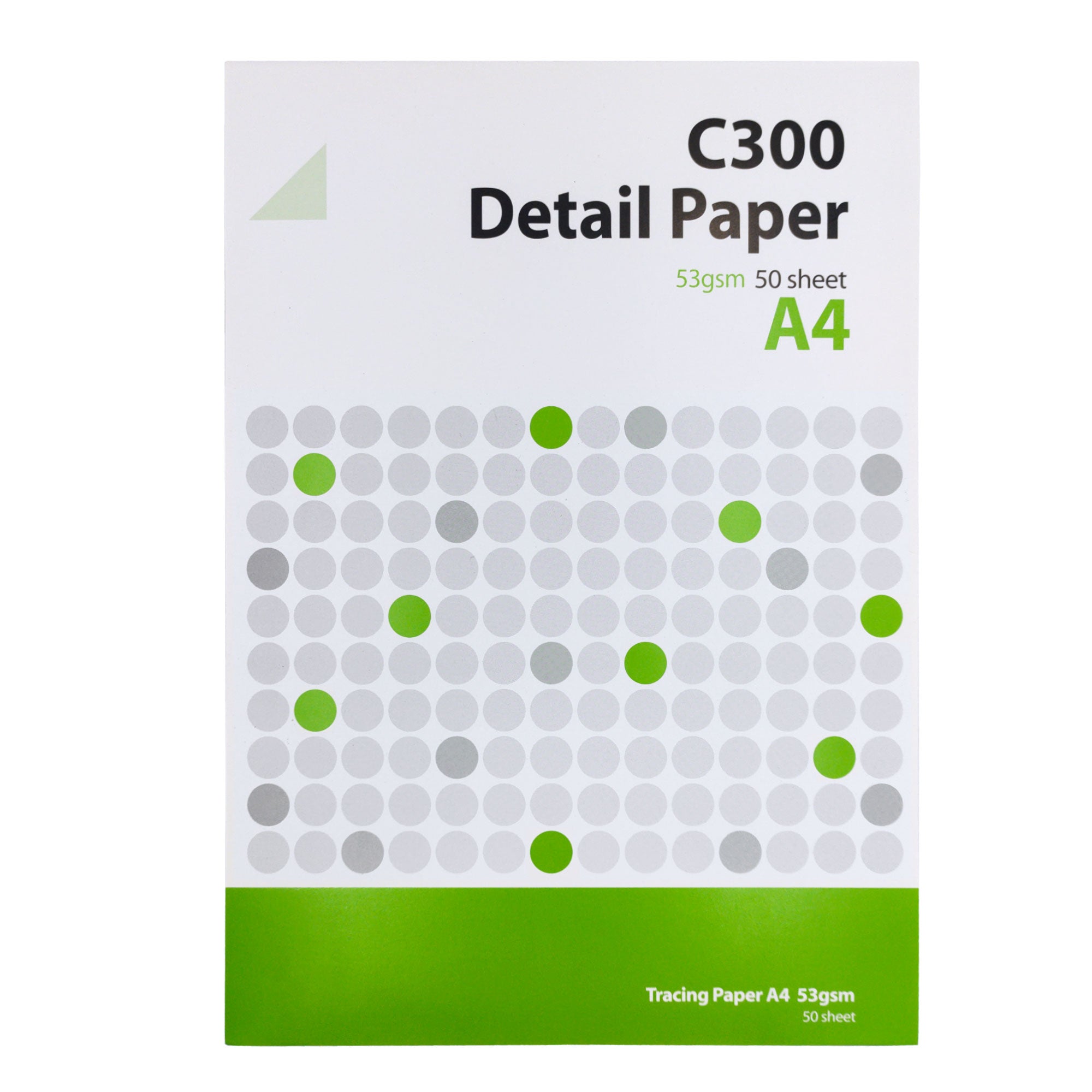 C300 Typo Detail Paper Pads - 53gsm - 50 sheets
