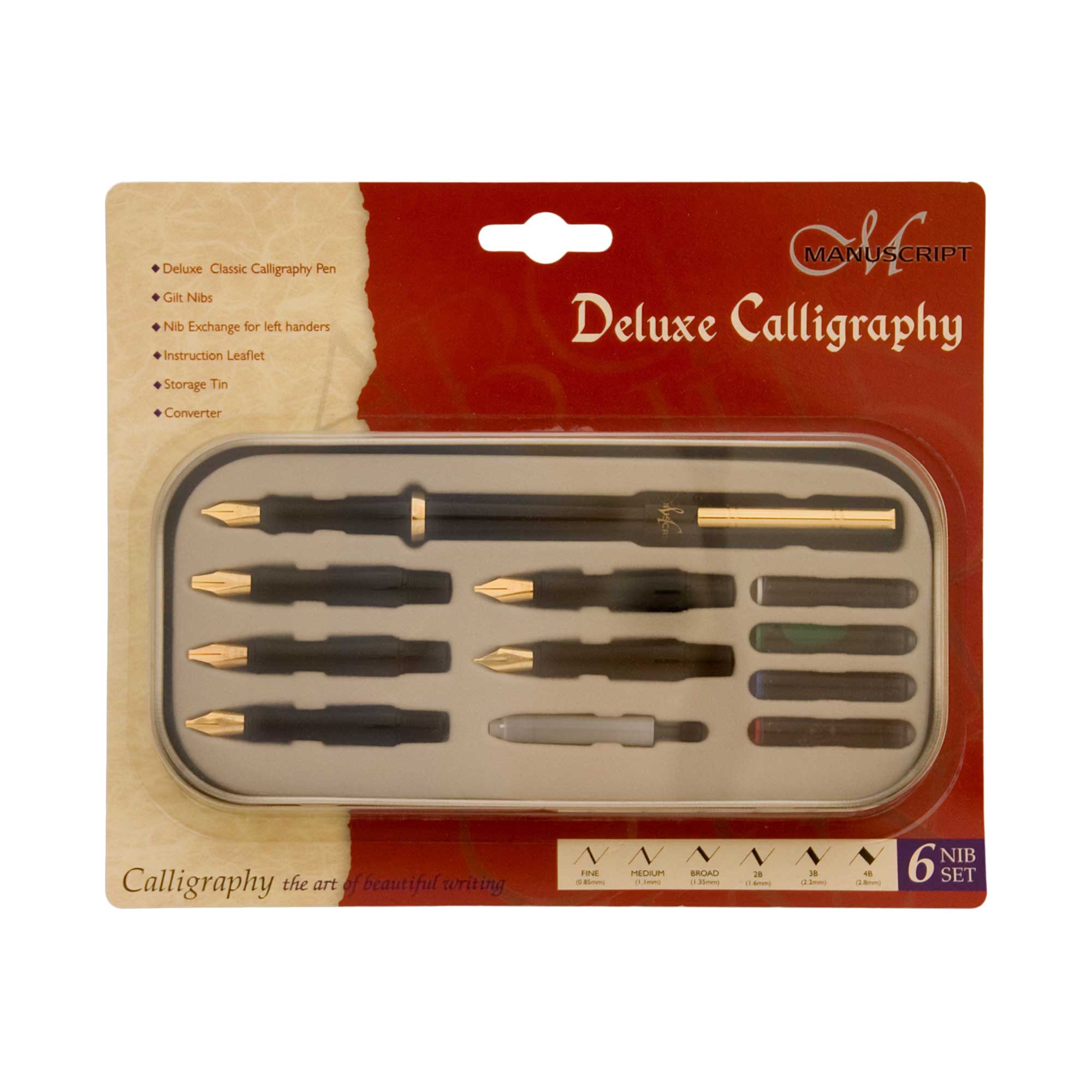 Manuscript Calligraphers Deluxe 6 Nib Set