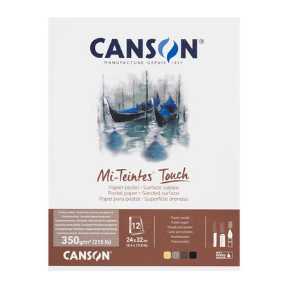 Canson Mi-Teintes Touch Pastel Pads - 350gsm - 12 Sheets