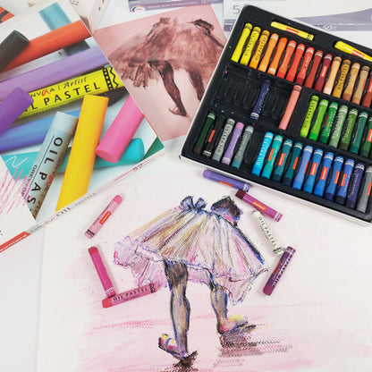 Isomars Canvaa Oil Pastels - Sample Illustration