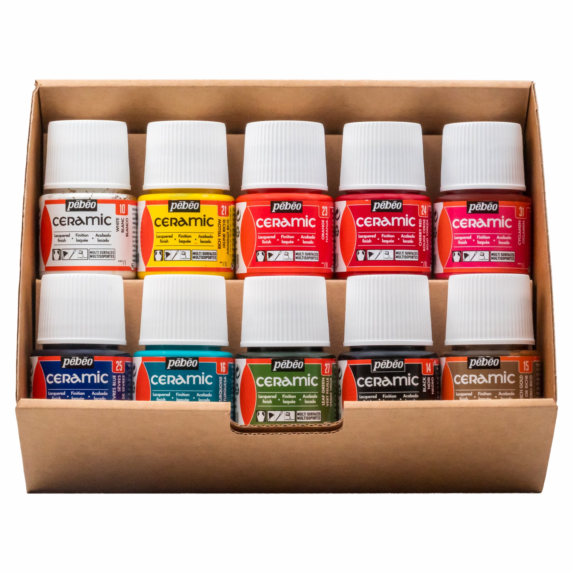 Pebeo Ceramic Painting Set - Colours