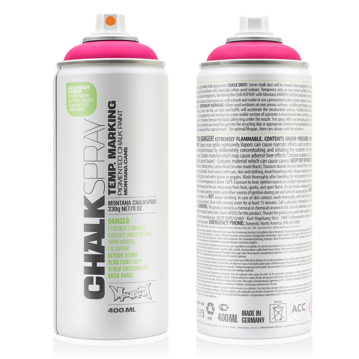 Montana Spray Cans - Chalk Sprays - 400ml