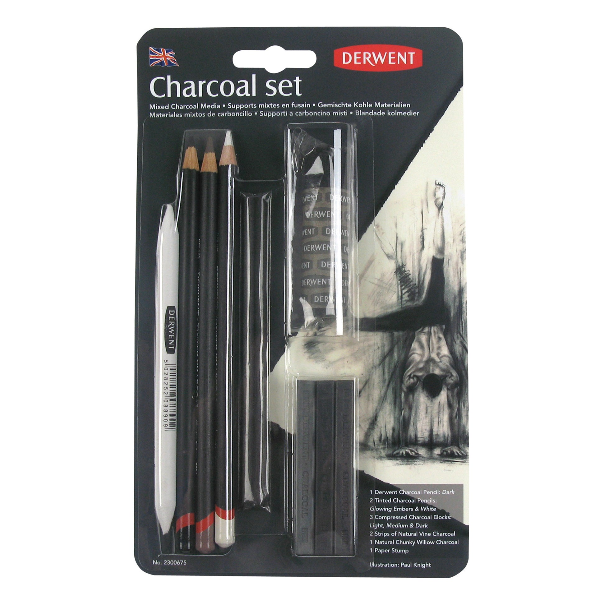 Derwent Charcoal Set
