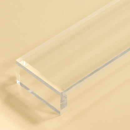Ex-Display - Clear Acrylic Wrist Rest - Polished Edges