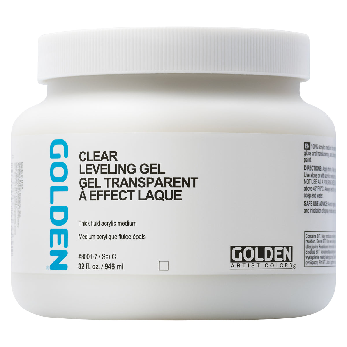 GOLDEN Clear Leveling Gel - 946ml