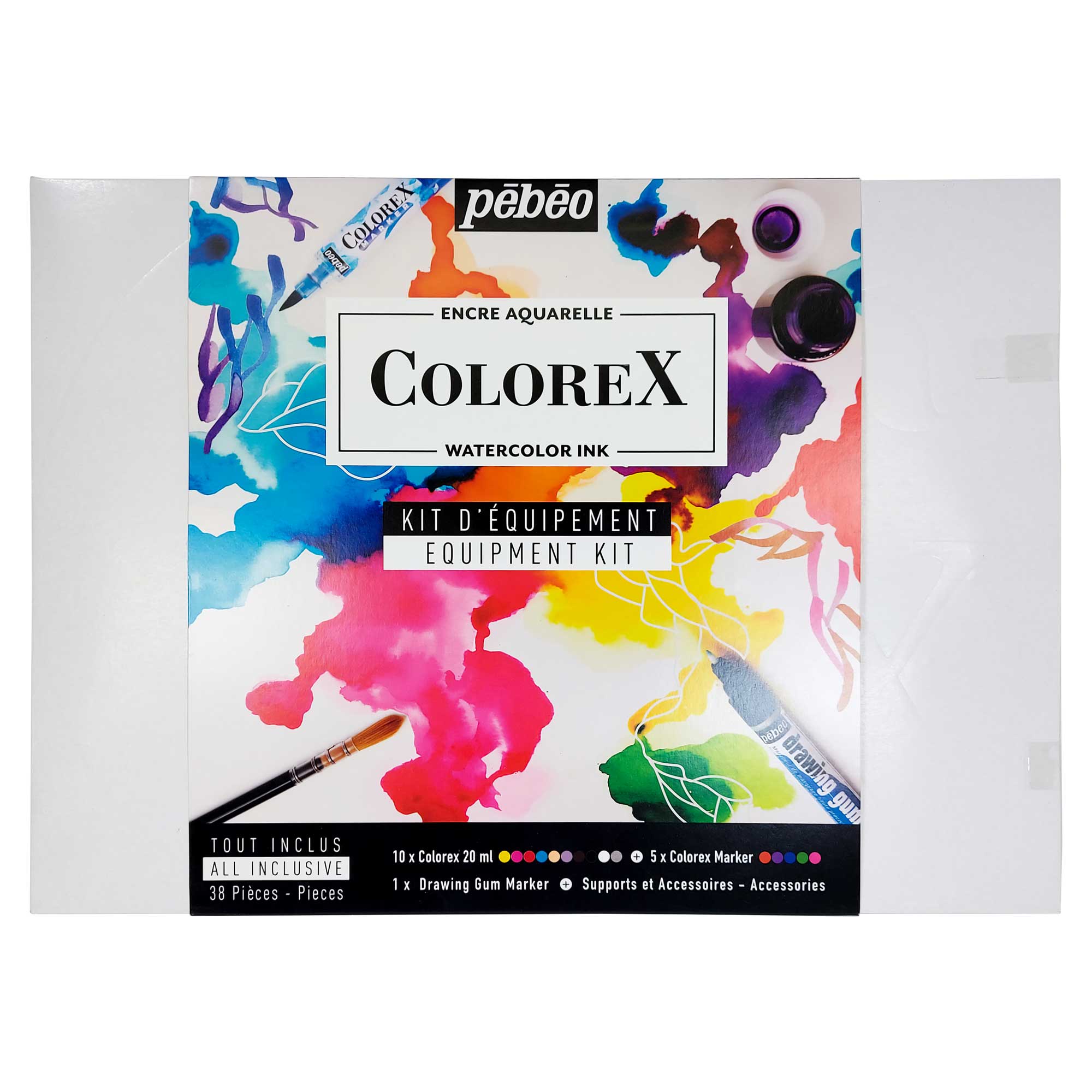 Pebeo Colorex Watercolour Ink Equipment Kit