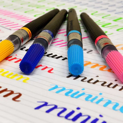 Pentel Colour Brush Pen Closeup